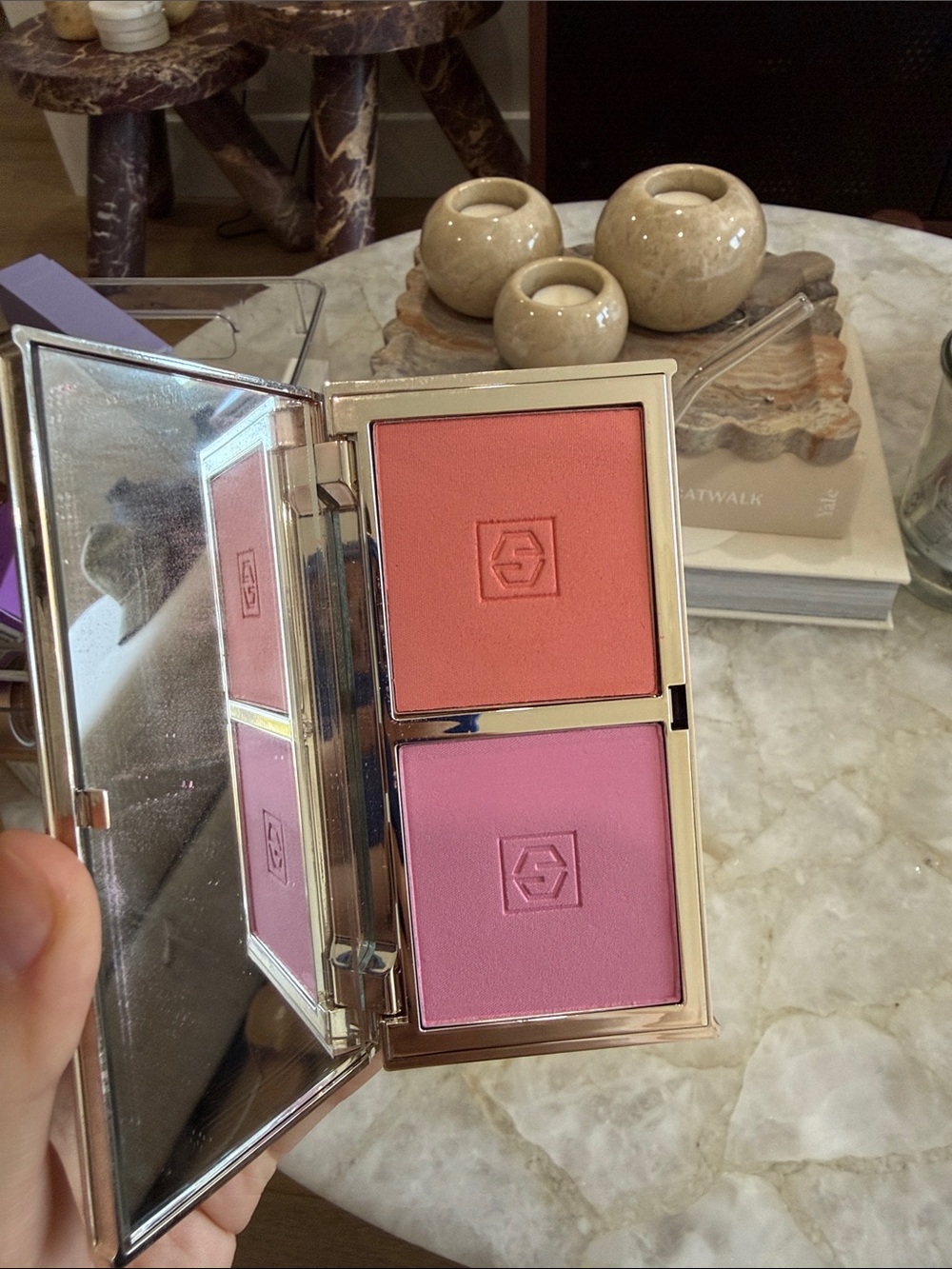 jouer Eyeshadow Palette — Nude Rose & Gold Accents